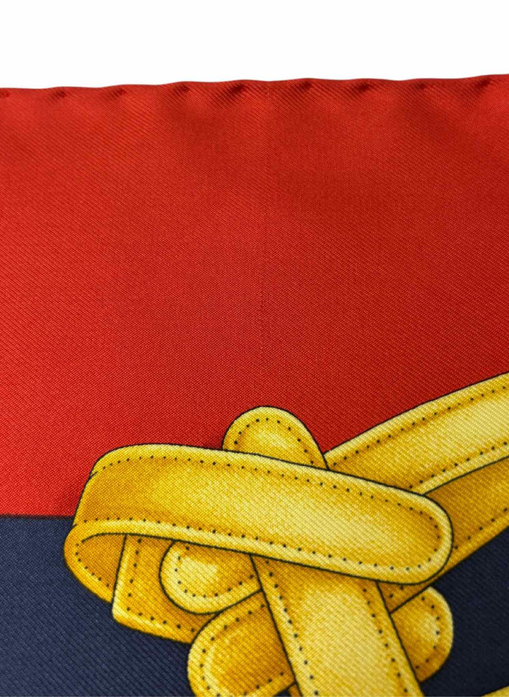 Ferragamo Iconic Shoe Pattern Silk Scarf