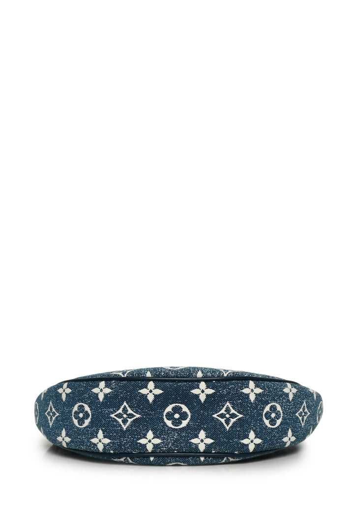 Louis Vuitton 2022 Monogram Jacquard Denim Loop Shoulder Bag
