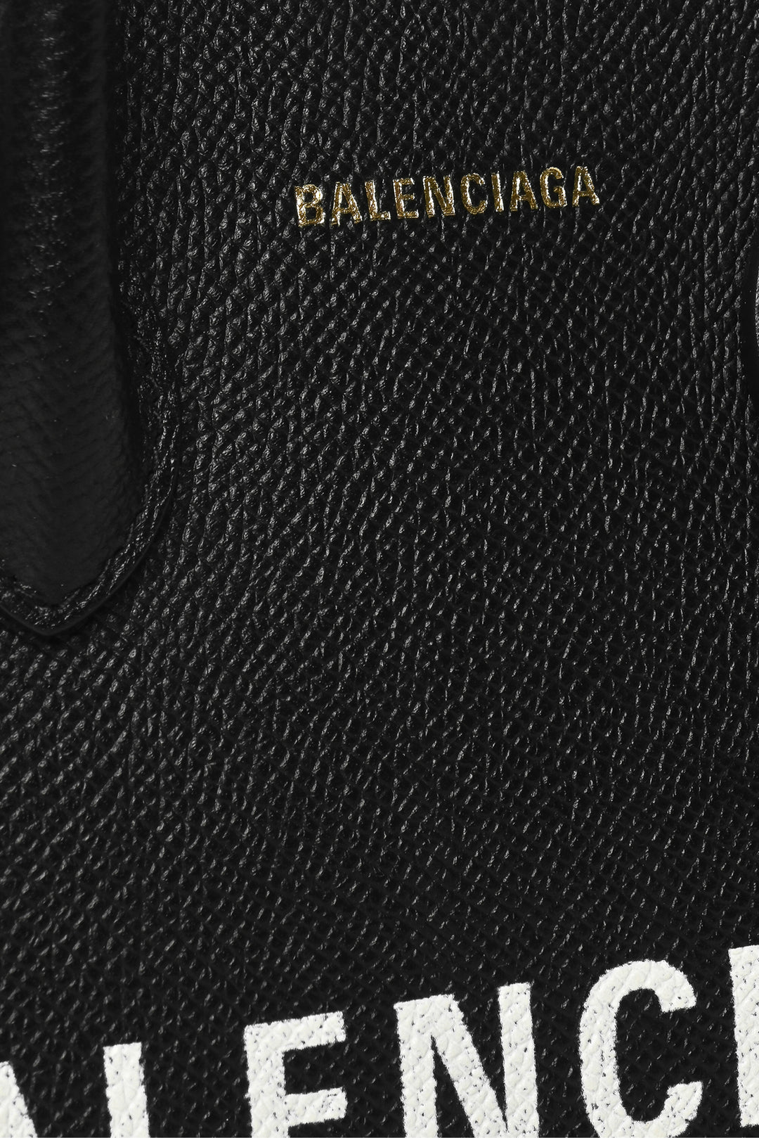 Balenciaga F/W 2018 XXS Ville Logo Top Handle Bag
