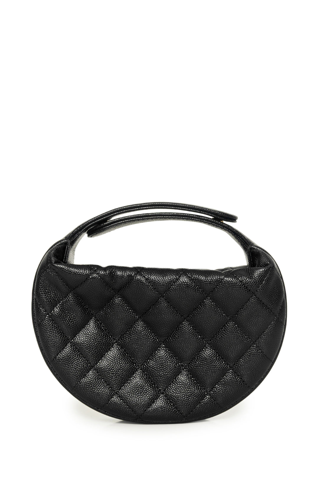 Chanel Caviar Quilted Polly Pocket Pouch Hobo