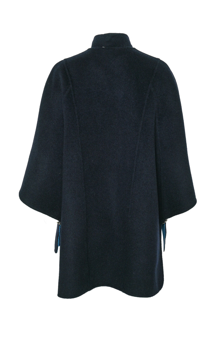 St. John Size P Wool & Angora Blend Poncho
