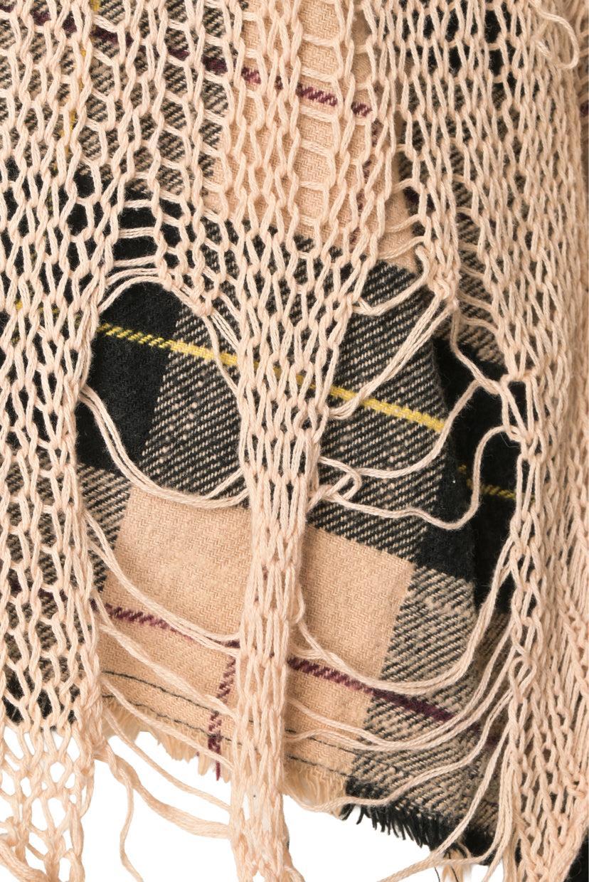 R13 Size XS Overlay Distressed Relaxed Crewneck Tops