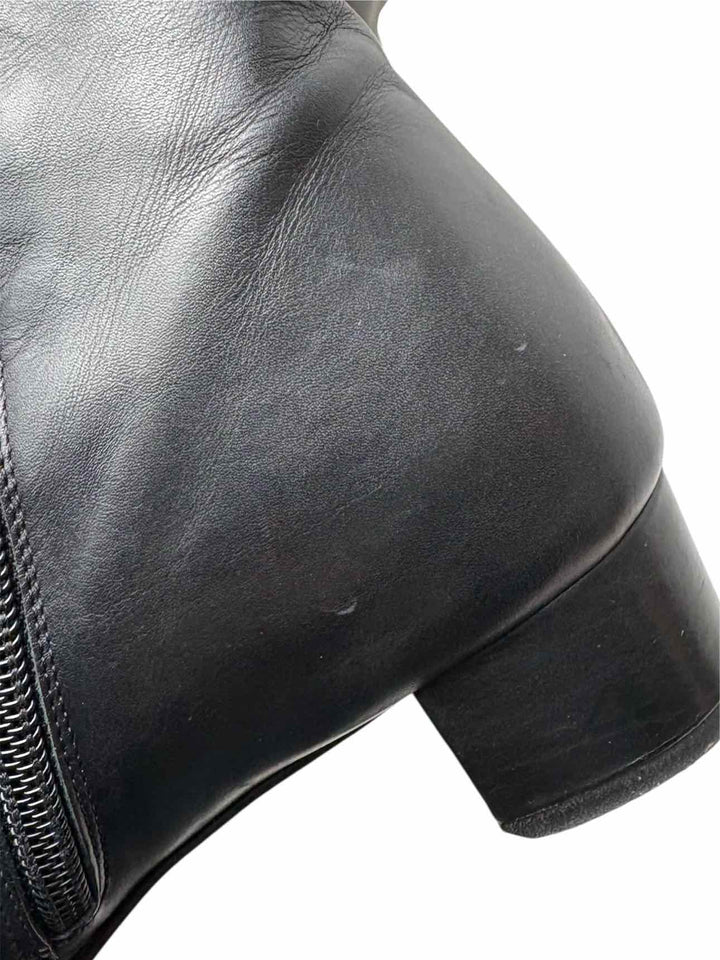 Ferragamo Logo Riding Size 6 Boots