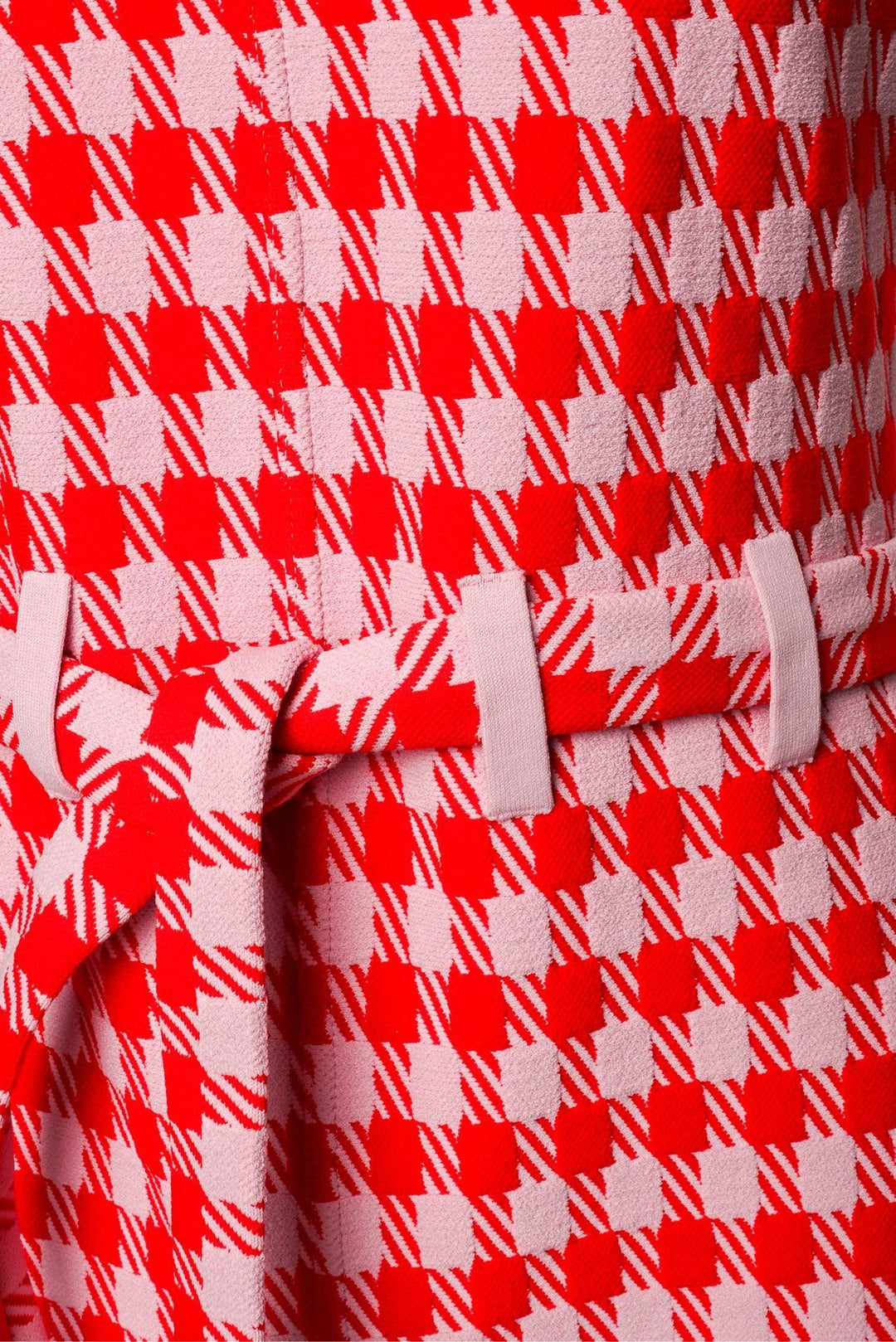 Alaia Size 8 Checked Jacquard Paysuit