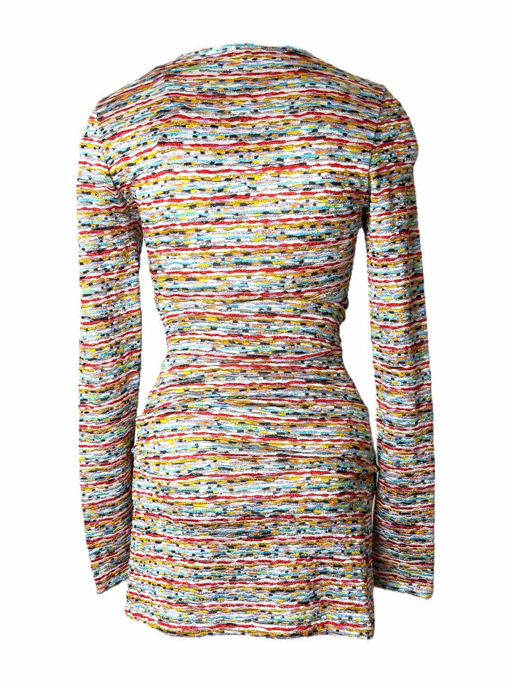 Missoni Metallic Long Sleeve T-shirt Size 44 Dress