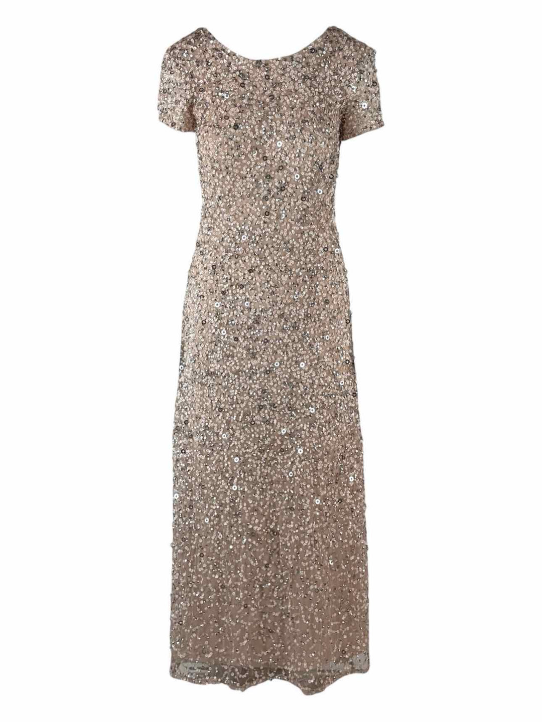 Adrianna Papell Size 6 Sequin Maxi Dress