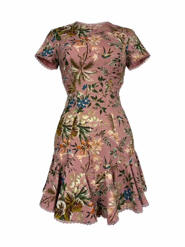 Zimmermann Size 0 Tropicale Lattice Dress