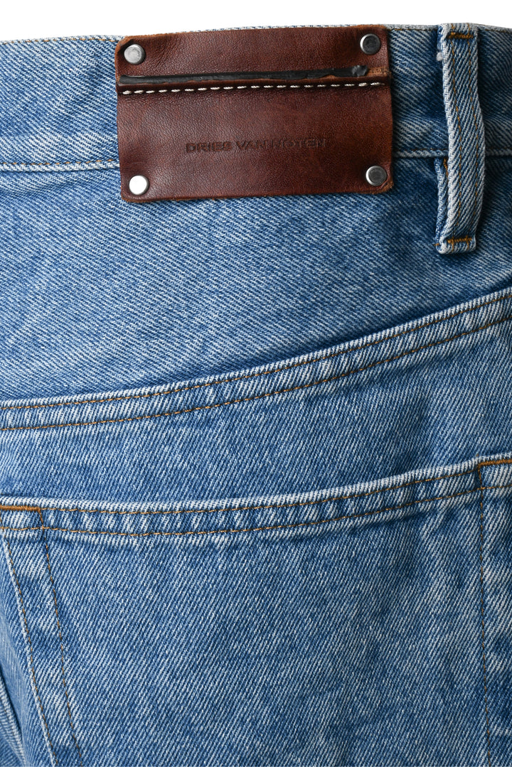 Dries Van Noten Size 30 Pinel Long Denim Shorts