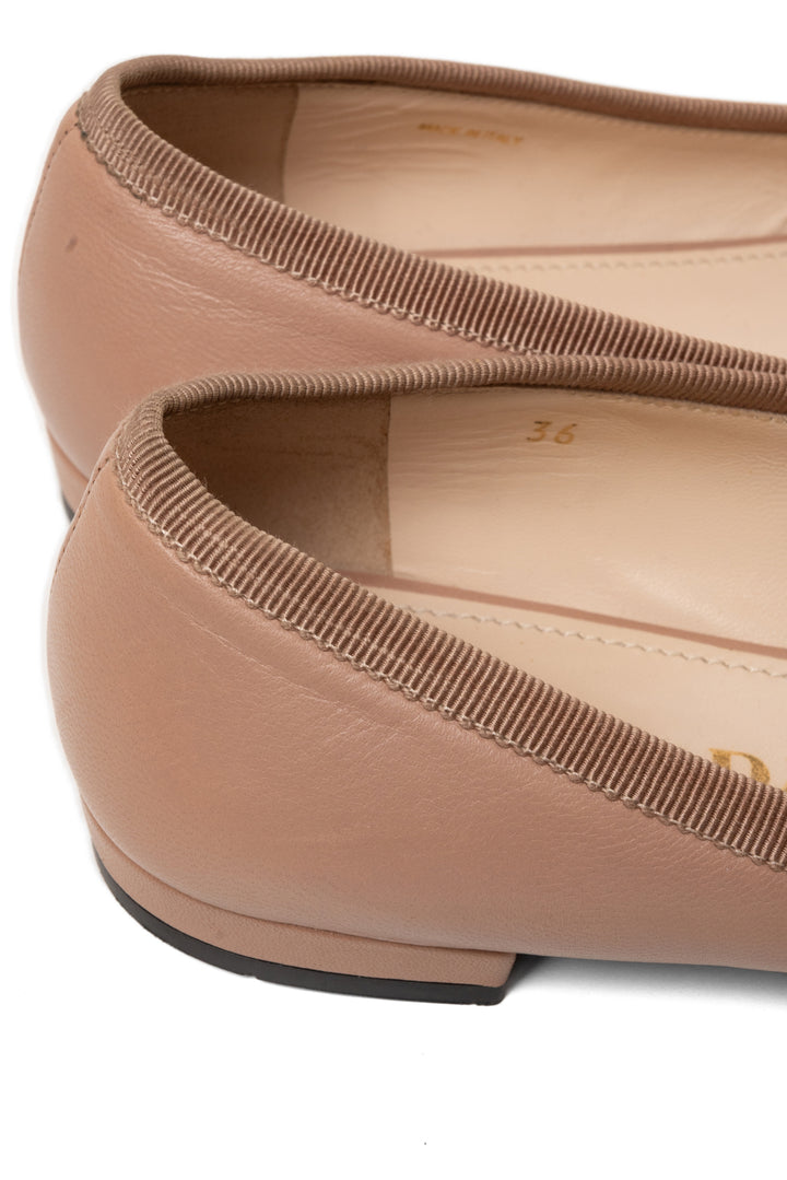 Prada Size 36 Point Toe Ballet Flats
