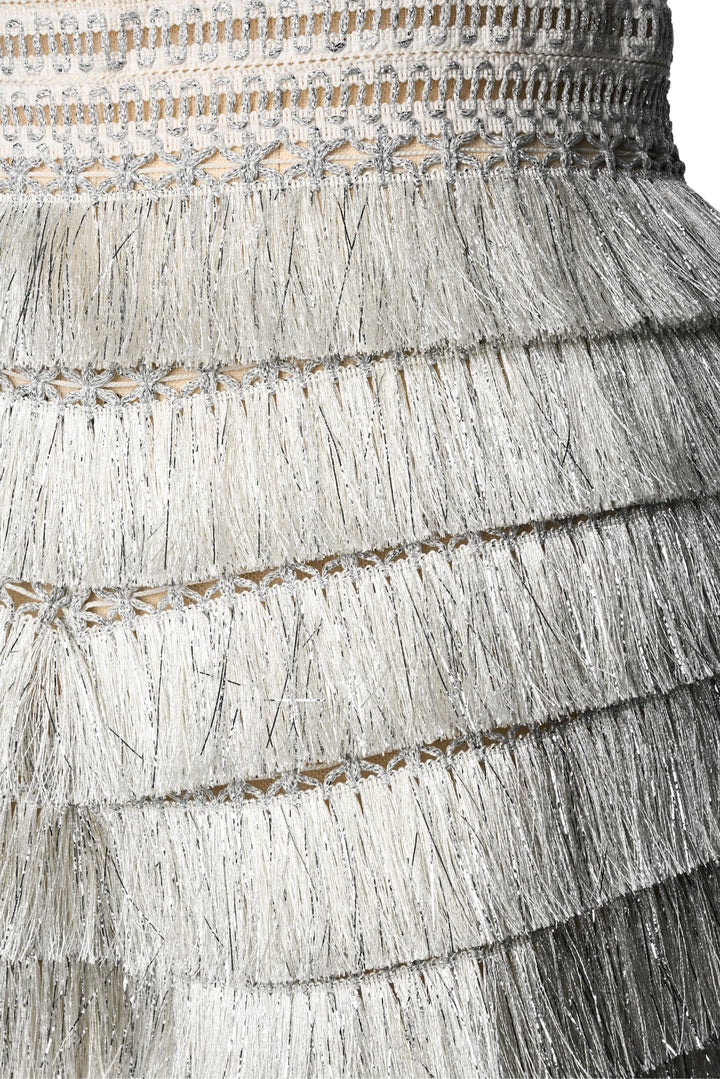 PatBo X Alessandra Ambrosio Size 4 Metallic Fringe Shorts