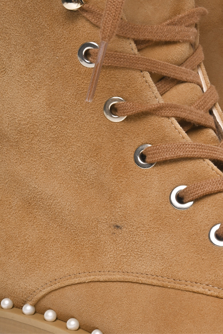 Stuart Weitzman Size 36.5 Sondra Suede Ankle Boots