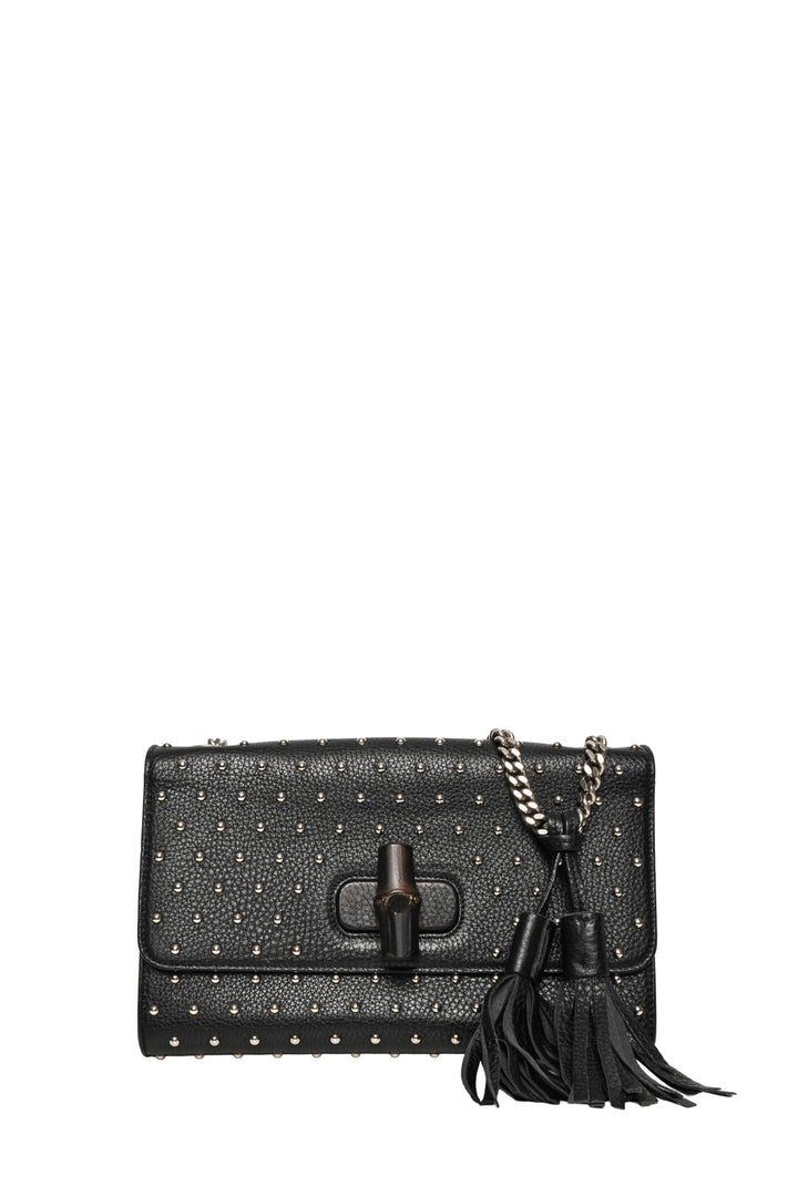 Gucci Studded Medium Miss Bamboo Shoulder Bag