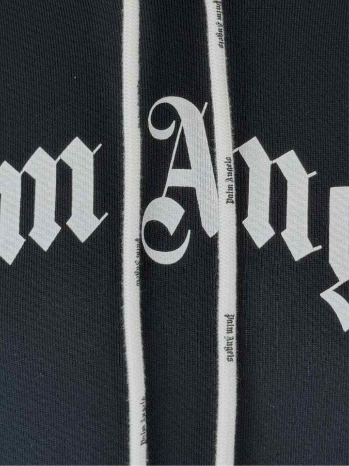 Palm Angels Size S Curved Logo Print Sweatshirt