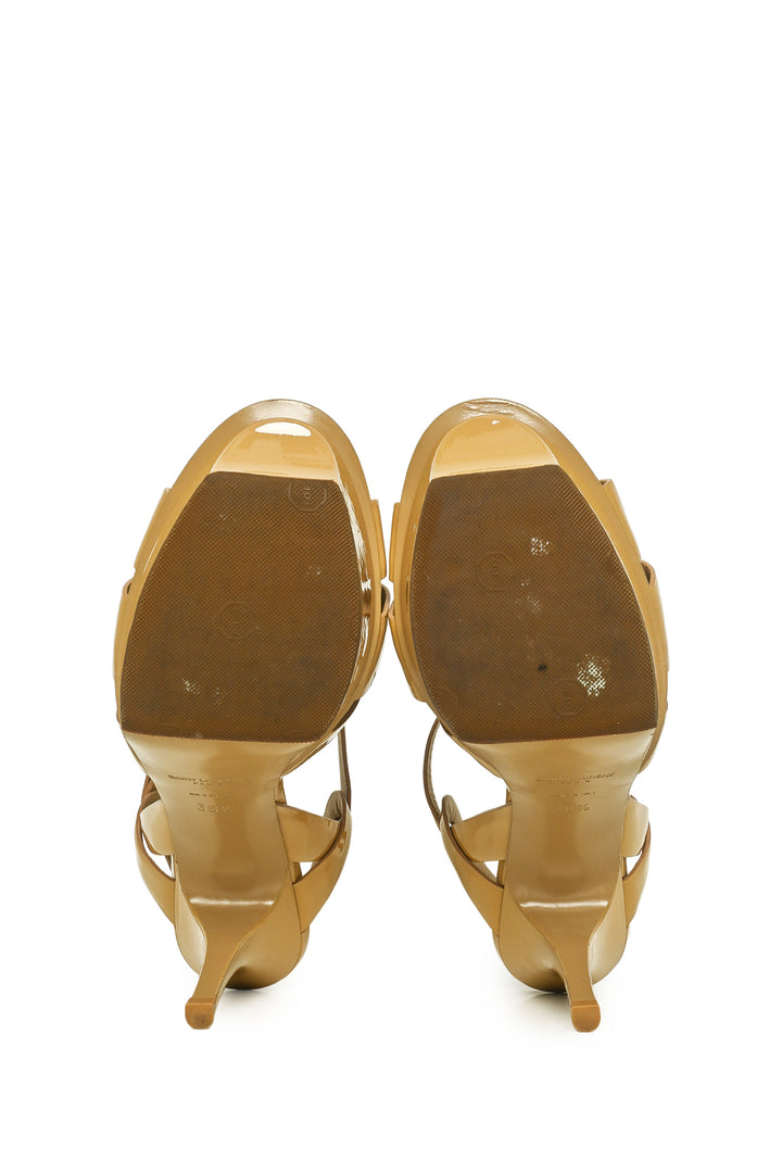 Yves Saint Laurent Size 38.5 Tribute Platform Sandals