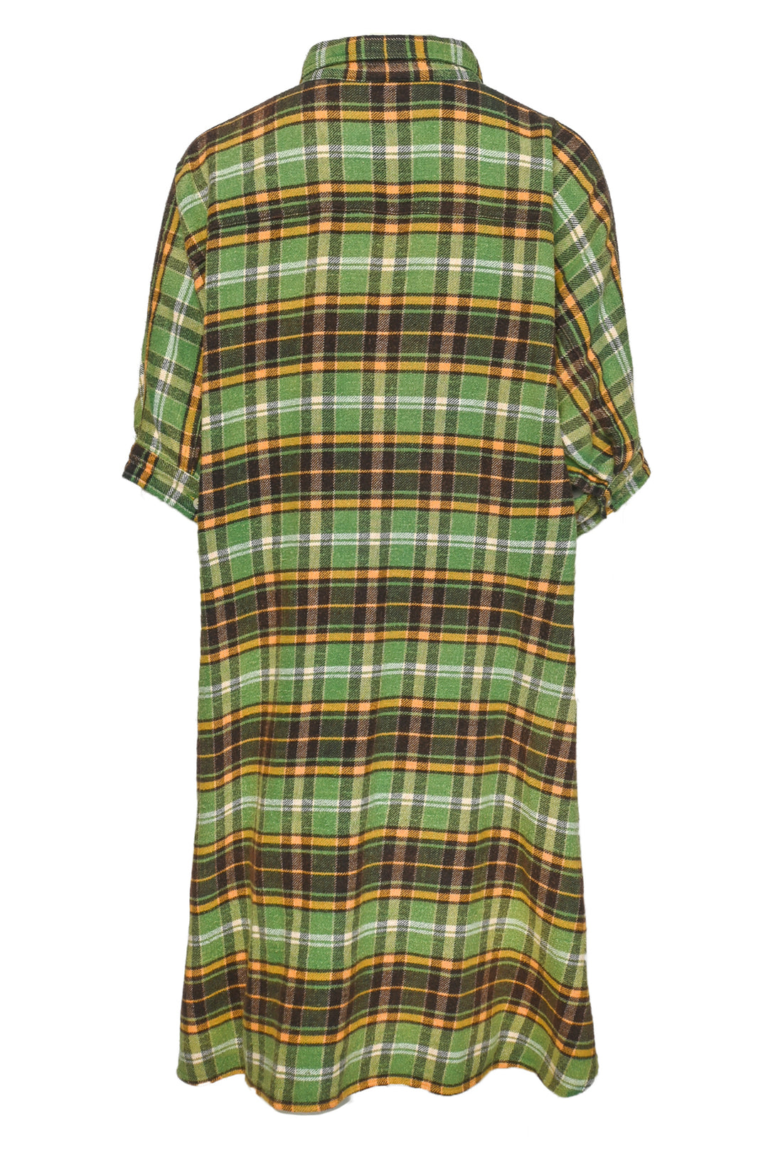 R13 Size OS Plaid Oversized Boxy Shirt Dress