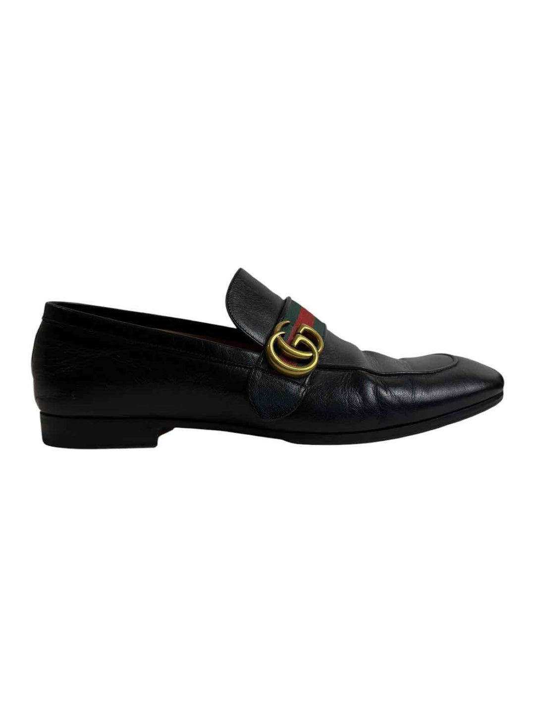 Gucci Logo Strap Loafers Size 10 Men's Shoes