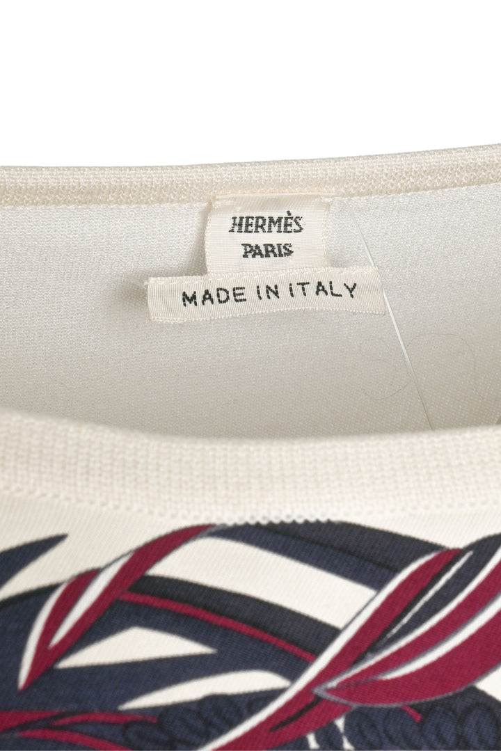 Hermes Size 36 Flamingo & Floral Tops