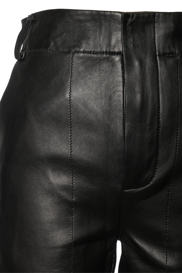 Olivia Sheed Size 4 Wide Leg Leather Pants