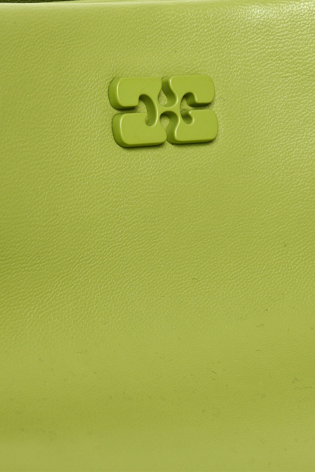 Ganni Mosstone Green Small Bou Purse