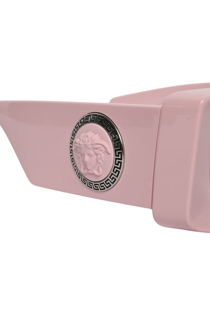 Versace Medusa Medallion Rectangular Sunglasses