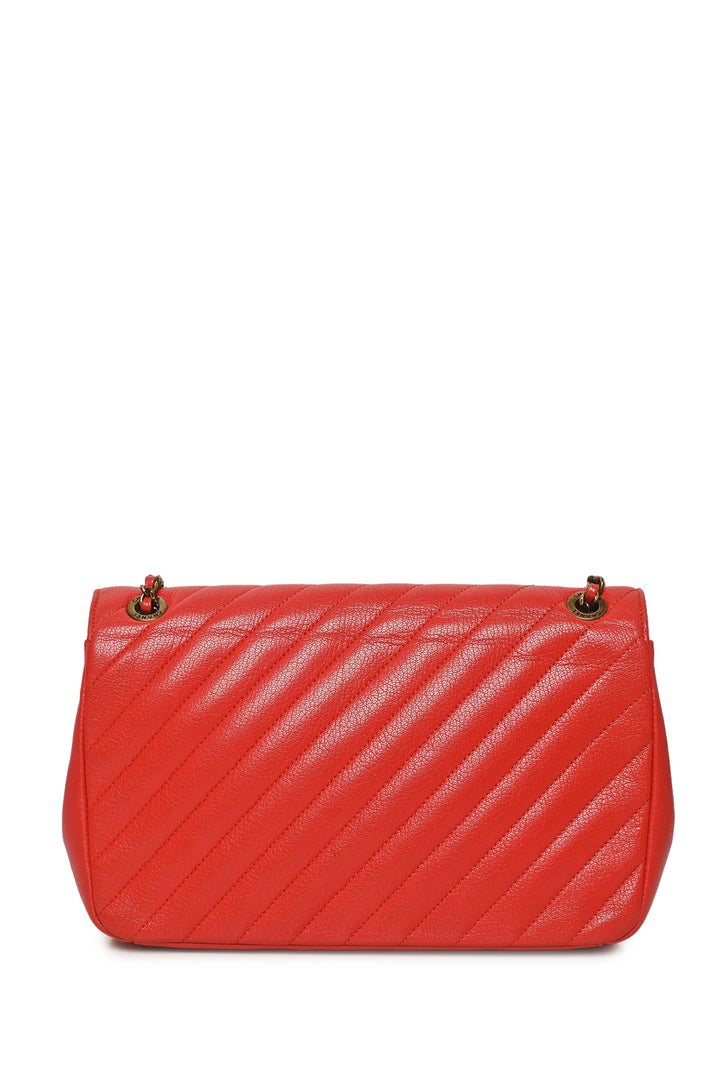 Chanel 2016-2017 Diagonal Quilted Flap