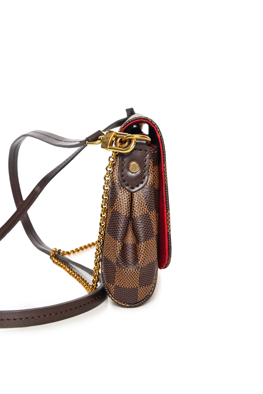 Louis Vuitton 2018 Favorite Damier Ebene PM Crossbody