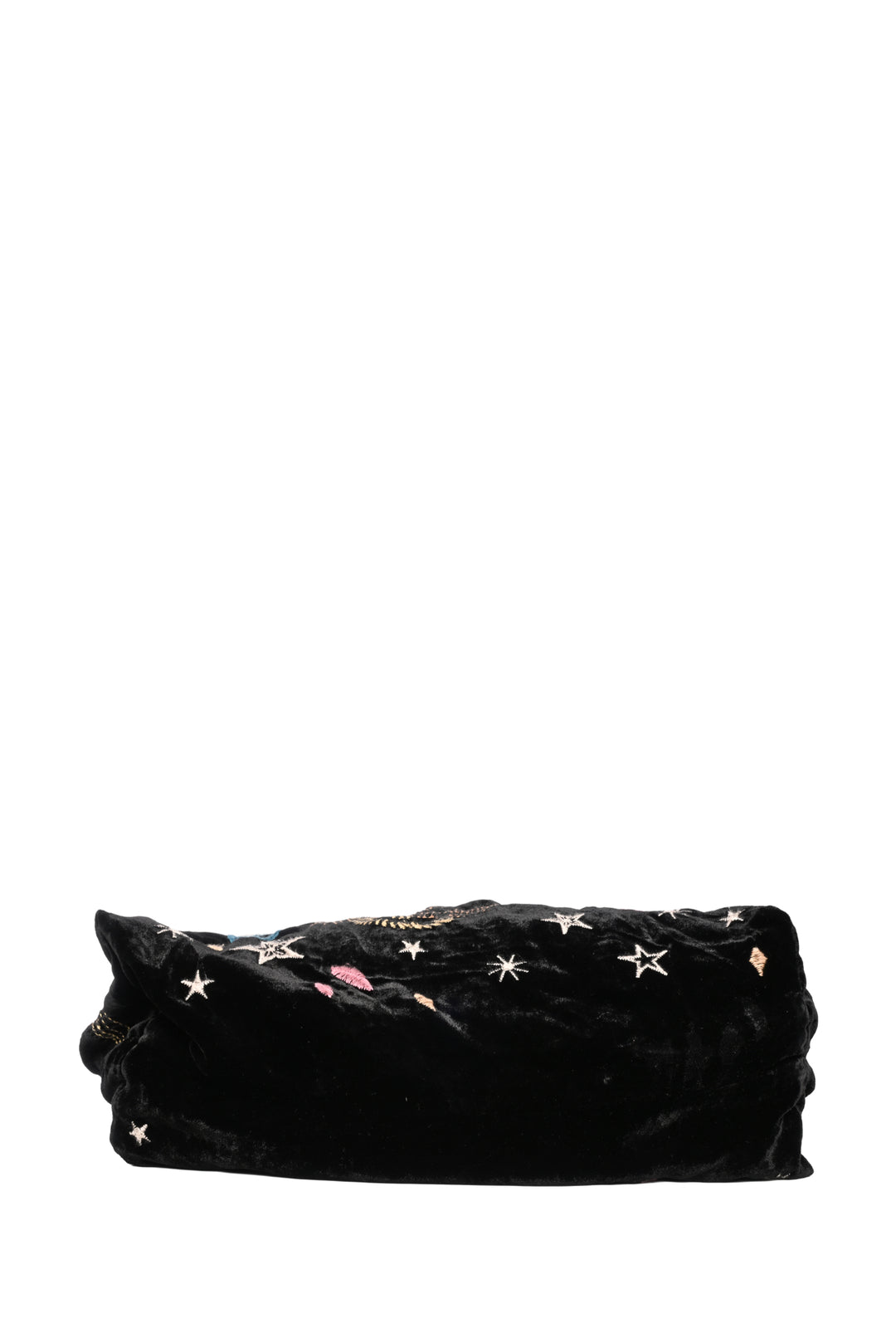 Johnny Was Victoria Embroidered Velvet Tote