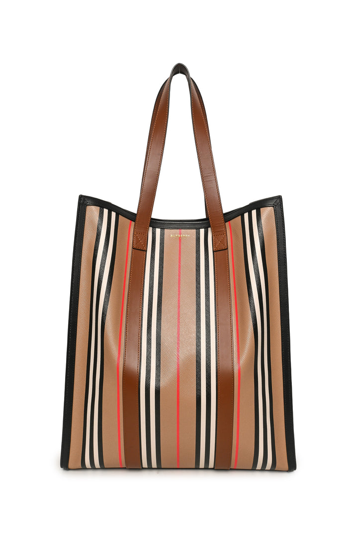 Burberry Icon Stripe Vertical Tote