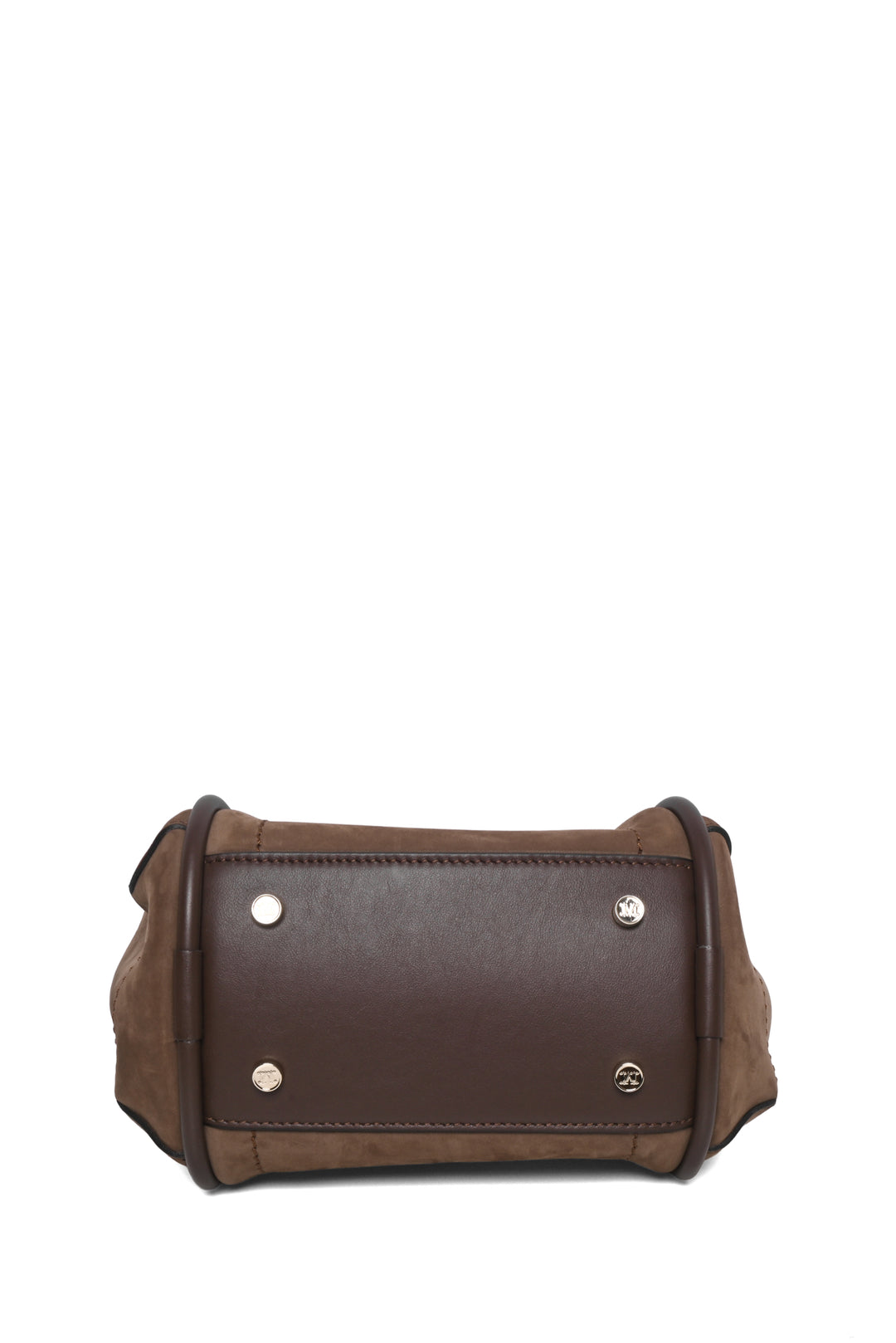 Maxmara Extra Small Nubuck Leather Marine Bag