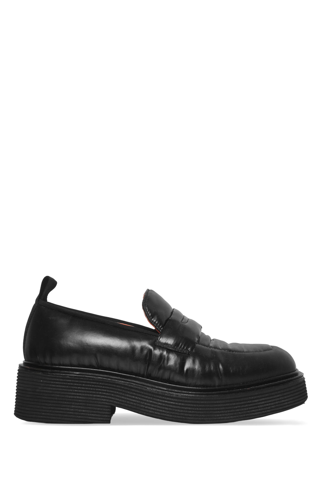 Marni Size 40 Nylon Padded Platform Loafers