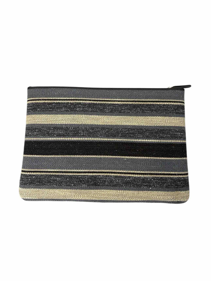 Chanel Deauville O-Case Logo Pouch Clutch