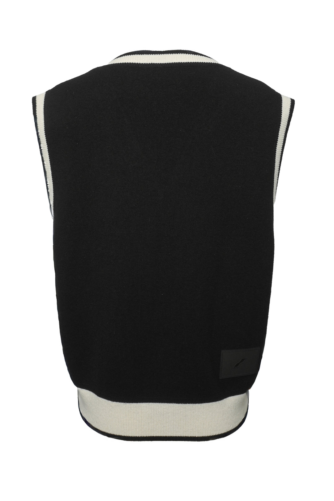 Welldone Size S Men's Logo Metal Detail Knit Vest