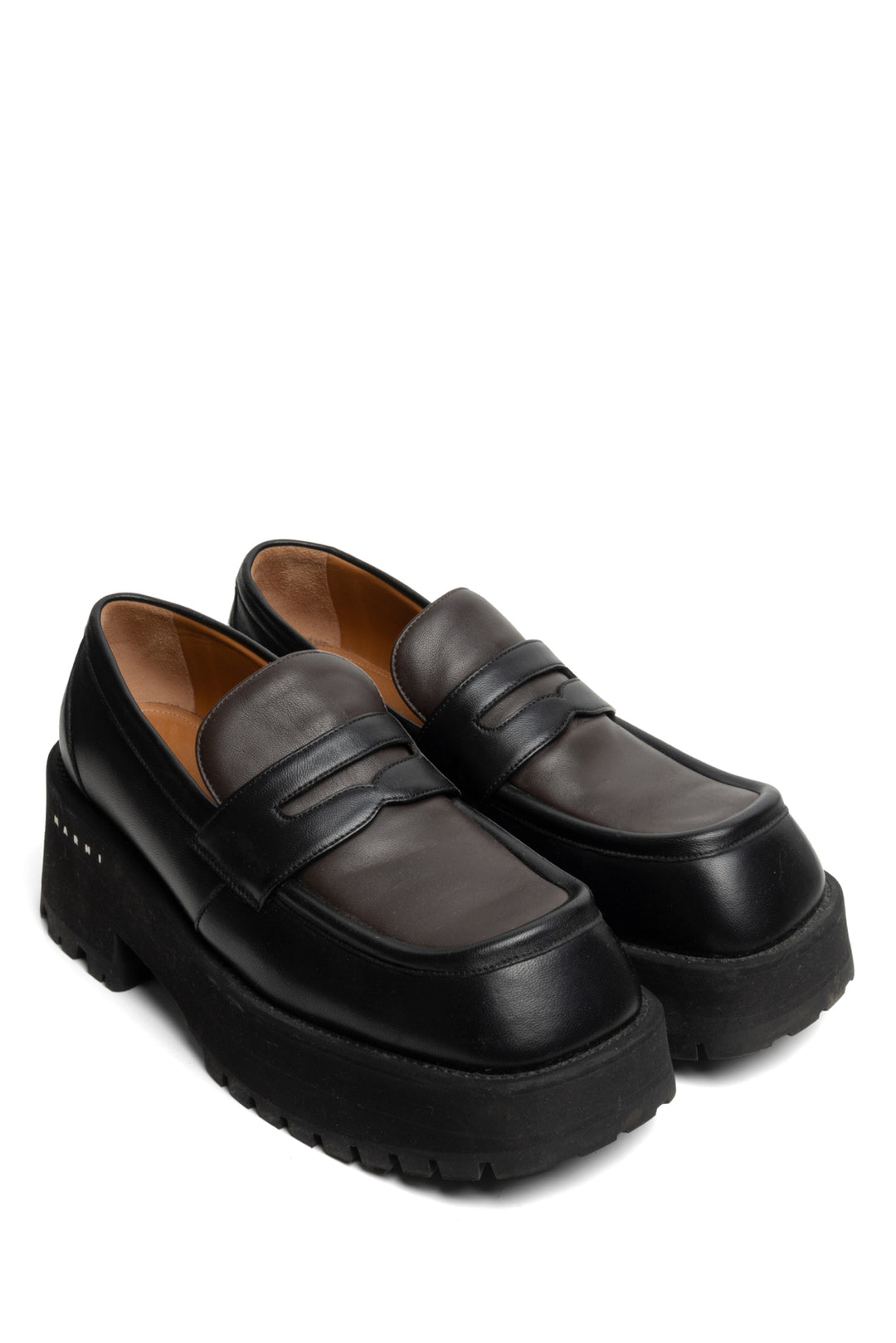 Marni Size 39 Platform Penny Loafers