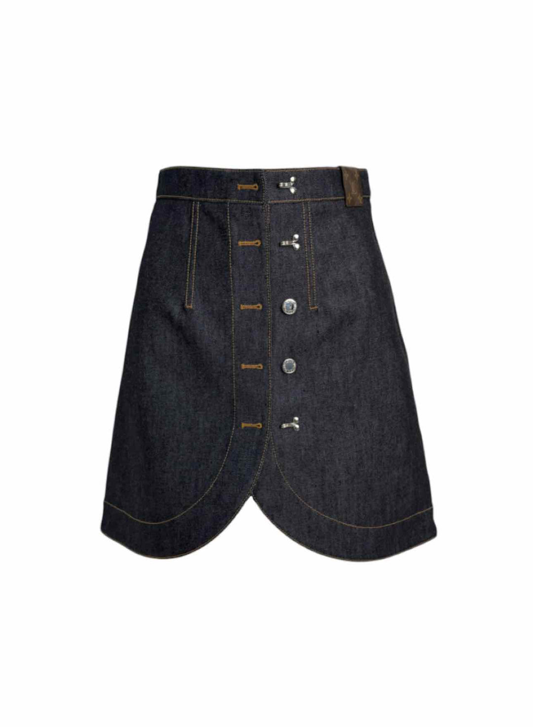 Louis Vuitton Size 38 Denim Short Skirt