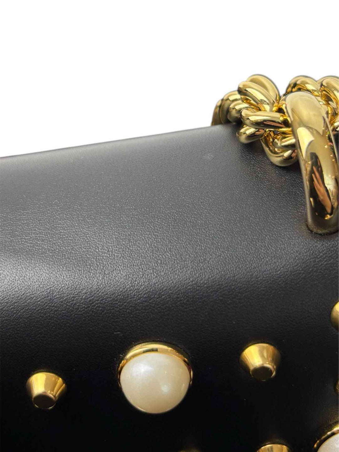 Gucci Small Studded Leather Padlock Purse