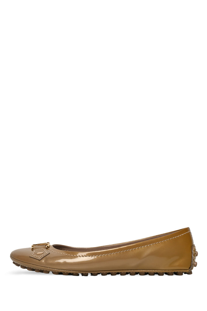 Louis Vuitton Size 37 Patent Leather Oxford Flats