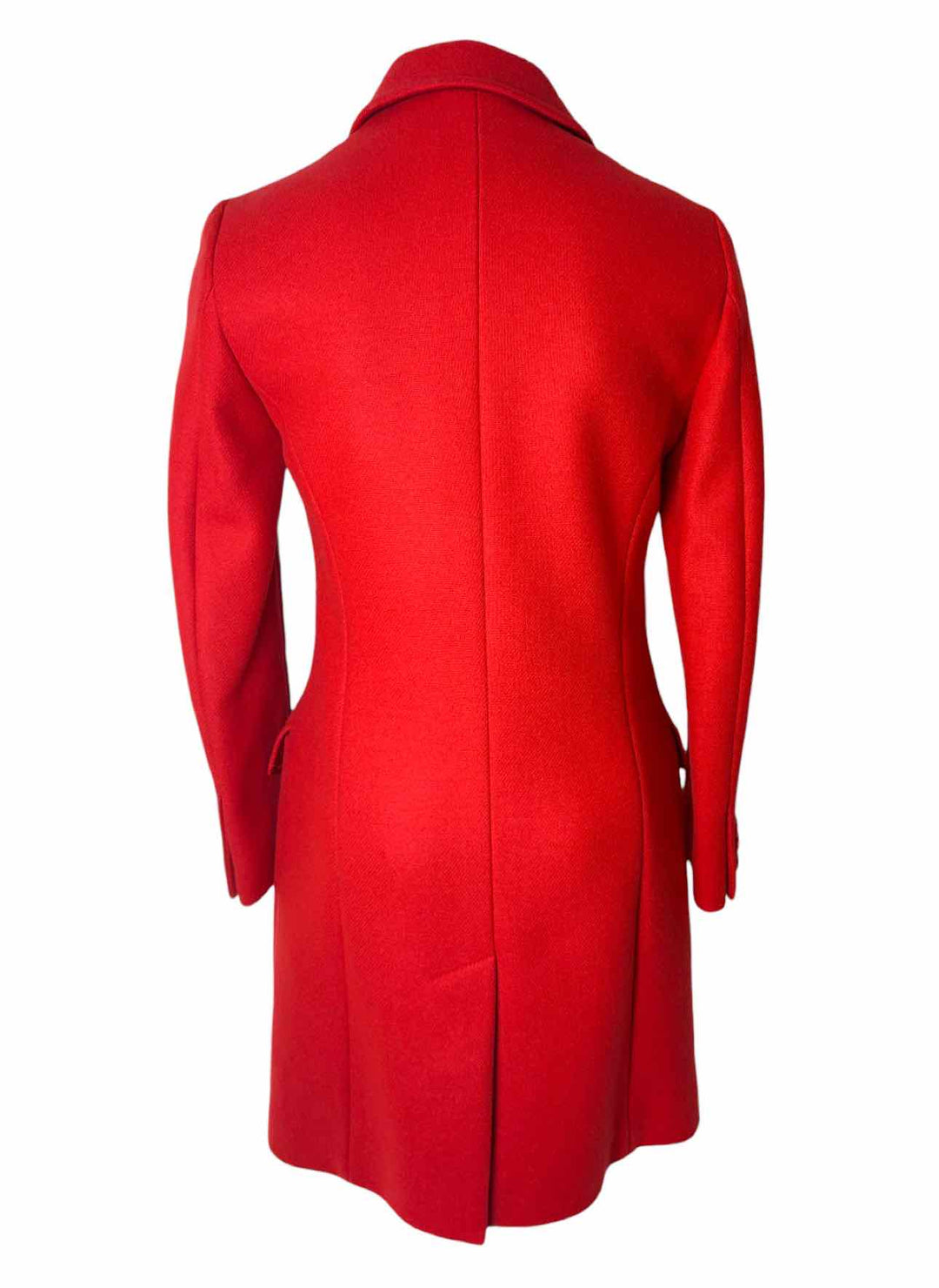 Moschino Cheap and Chic  Size S Red Wool Blend Coat