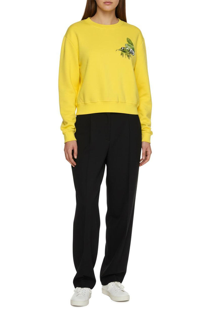 Off White Size M Racing Crewneck Sweatshirt