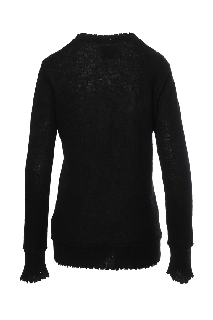 R13 Size S Distressed Edge Sweater