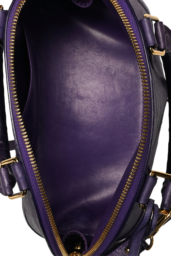 Louis Vuitton 2014 Ostrich Alma BB Shoulder Bag