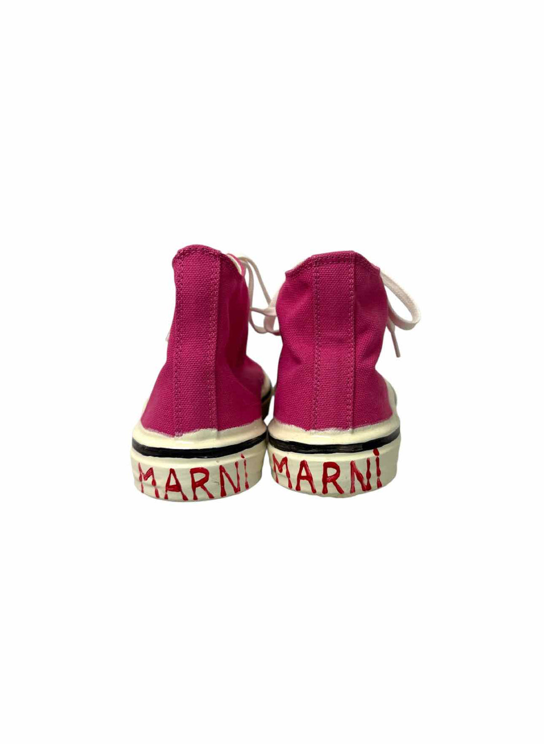 Marni Size 38 Canvas High Top Sneaker