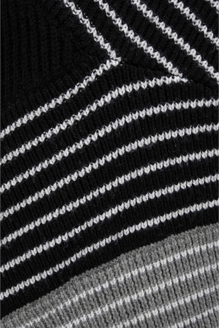 Stella Mccartney Size 42 Striped Wool Sweater