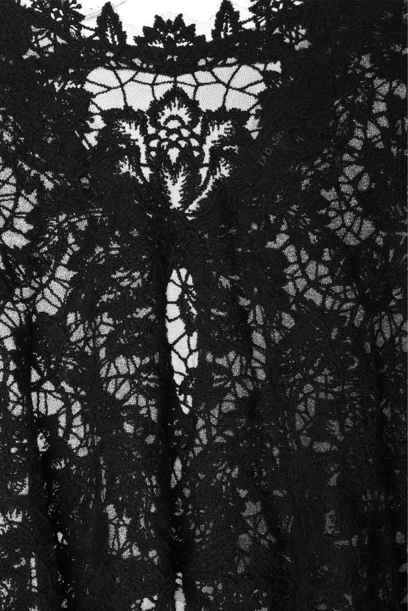 Tadashi Shoji Size XL Cardea High-Low Lace Cape