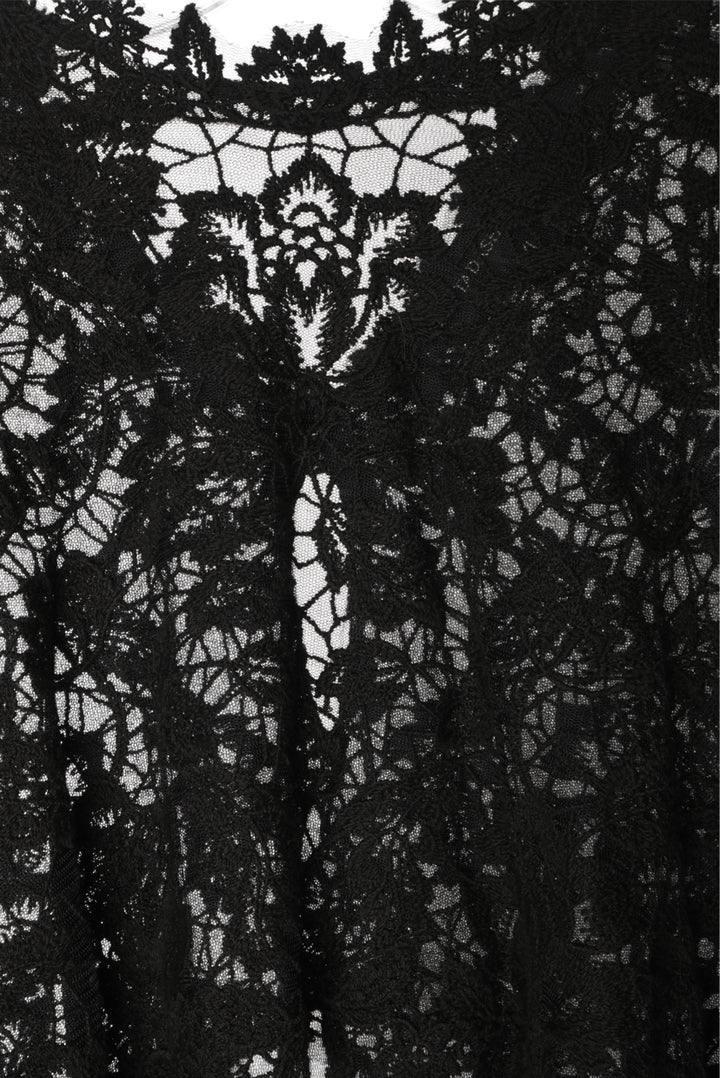 Tadashi Shoji Size XL Cardea High-Low Lace Cape