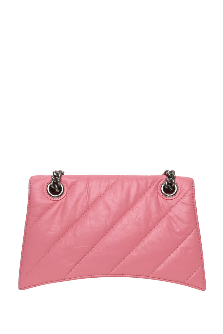 Balenciaga Calfskin Quilted Small Crush Chain Shoulder Bag
