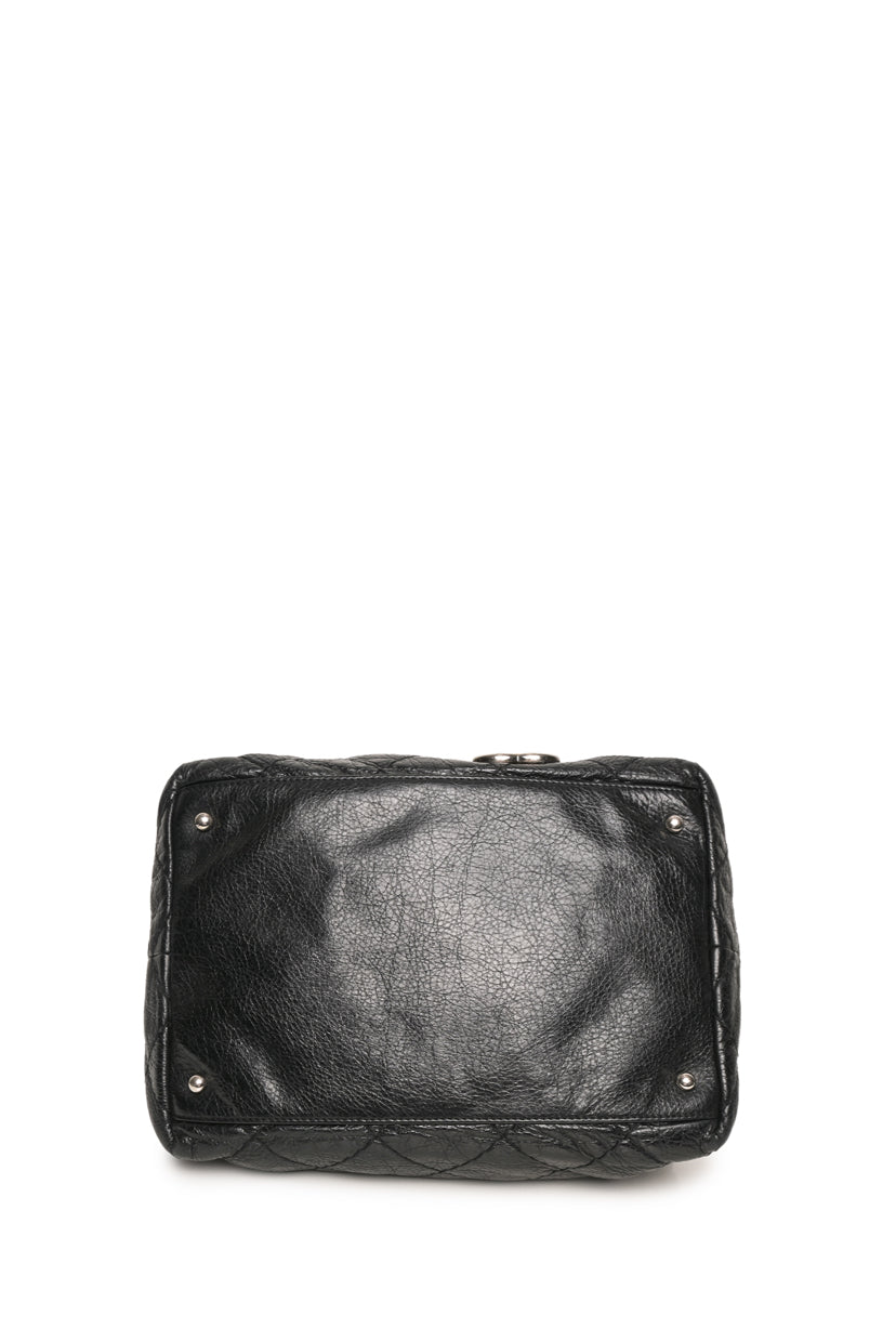 Chanel 2010-2011 Glazed Calfskin On The Road Drawstring Tote