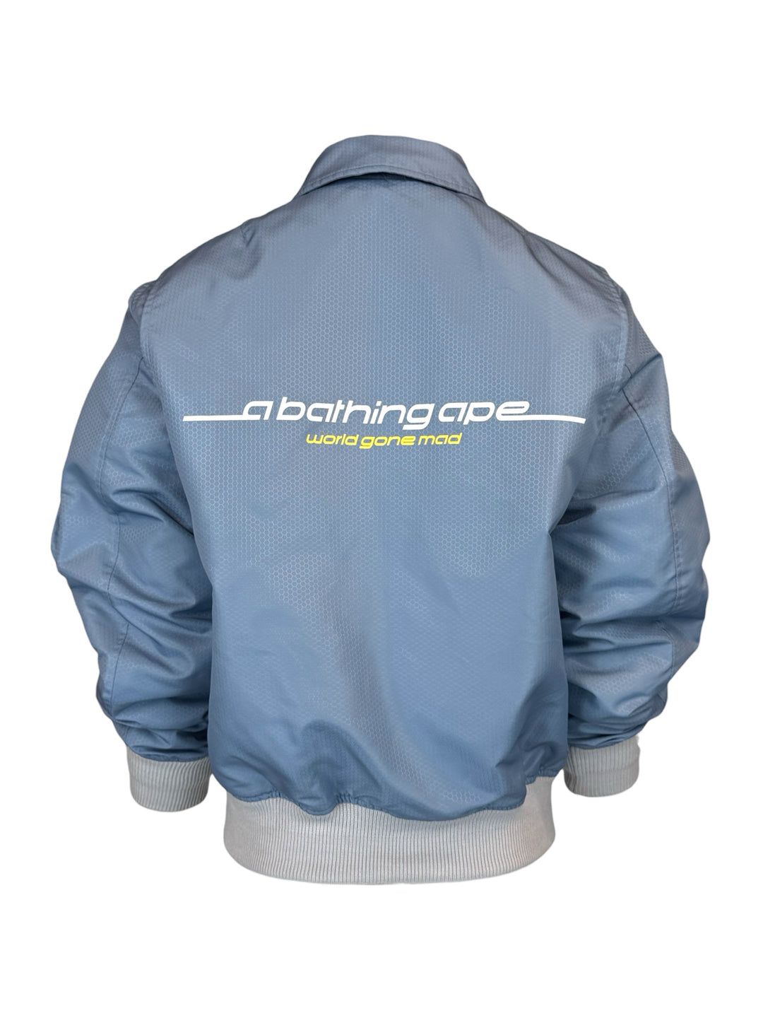 A Bathing Ape Size S Honeycomb Ripstop Bomber Jacket