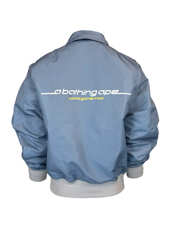 A Bathing Ape Size S Honeycomb Ripstop Bomber Jacket
