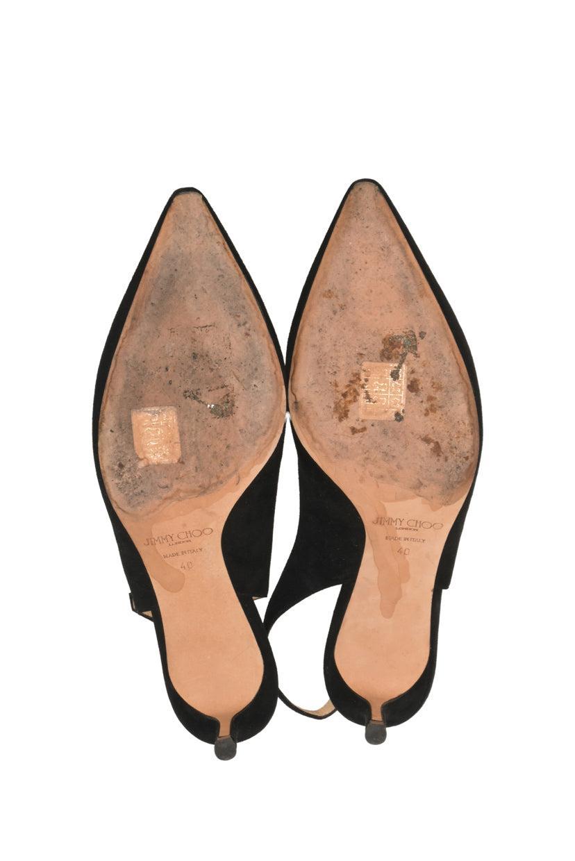 Jimmy Choo Size 40 Erin 60 Slingback Pumps