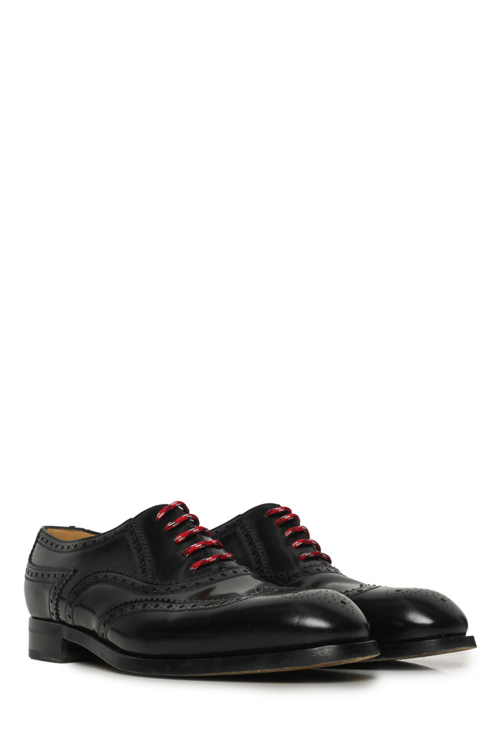 Mens Shoe Size 11 Gucci Men's Cordovan Lux Lace Up Brogue Oxford Shoes